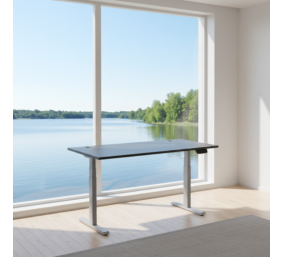 Reguliuojamo aukščio stalas Up Up Thor Pilkas, Stalviršis M Juodas