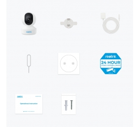 Reolink | Super HD Smart Home WiFi IP Camera | E Series E330 | PTZ | 4 MP | 4mm/F2.0 | H.264 | Micro SD, Max. 512 GB