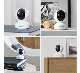 Reolink | Super HD Smart Home WiFi IP Camera | E Series E330 | PTZ | 4 MP | 4mm/F2.0 | H.264 | Micro SD, Max. 512 GB