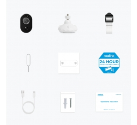 Reolink | Smart Wire-Free Camera with Motion Spotlight | Argus Series B330 | Bullet | 5 MP | Fixed | IP65 | H.265 | Micro SD, Max. 128GB