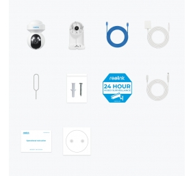 Reolink | 4K Smart WiFi Camera with Auto Tracking | E Series E560 | PTZ | 8 MP | 2.8-8mm | IP65 | H.265 | Micro SD, Max. 512 GB