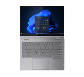 Lenovo | ThinkBook 14 2-in-1 | Luna Grey | 14 " | IPS | Touchscreen | WUXGA | 1920 x 1200 pixels | Intel Core U5 | 125U | 16 GB | SO-DIMM DDR5 | Solid-state drive capacity 512 GB | Intel Graphics | Windows 11 Pro | 802.11ax | Bluetooth version 5.3 | Keybo