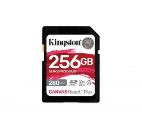 Kingston | Canvas React Plus | 256 GB | SD | Flash memory class 10