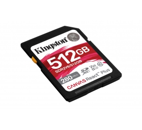 Kingston SDXC II V60 React Plus | SDR2V6/512GB | 512 GB | SDXC | Flash memory class Class 10, UHS-II, U3, V60