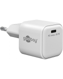 Goobay 65370 USB-C USB-C TM Dual Fast Charger (36 W), White | Goobay 5370 USB-C USB-C TM Dual Fast Charger (36 W)