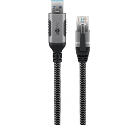 Goobay USB-A 3.0 to RJ45 Ethernet Cable, 1 m | 70299