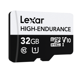 Lexar | Flash Memory Card | High-Endurance | 32 GB | microSDHC | Flash memory class UHS-I