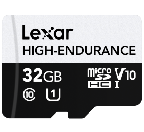 Lexar | Flash Memory Card | High-Endurance | 32 GB | microSDHC | Flash memory class UHS-I