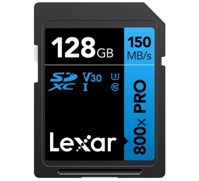 Lexar Memory Card | Professional 800x PRO | 128 GB | MicroSDXC | Flash memory class UHS-I