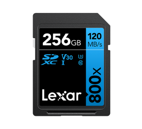Lexar | Memory Card | Professional 800x PRO | 256 GB | SDXC | Flash memory class UHS-I
