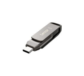 Lexar | 2-in-1 Flash Drive up to 130MB/s read | JumpDrive Dual Drive D400 | 64 GB | Type-C and Type-A USB 3.1 | Grey
