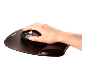 Fellowes | Mouse pad with wrist pillow | 202 x 235 x 25  mm | Black