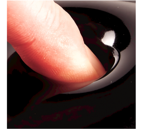 Fellowes | Mouse pad with wrist support CRYSTAL | Mouse pad with wrist pillow | 202 x 235 x 25  mm | Black
