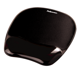 Fellowes | Mouse pad with wrist pillow | 202 x 235 x 25  mm | Black