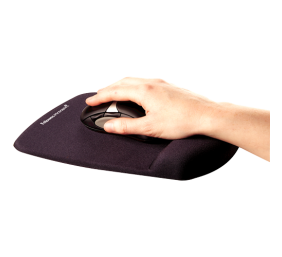 Fellowes | Mouse pad with wrist support PlushTouch | Mouse pad with wrist pillow | 238 x 184 x 25.4 mm | Black