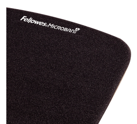 Fellowes | Mouse pad with wrist support PlushTouch | Mouse pad with wrist pillow | 238 x 184 x 25.4 mm | Black