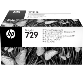 HP 729 (F9J81A) Printhead Replacement Kit, Matinė Juoda, Žydra, Purpurinė, Geltona