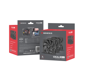 Genesis | Oxal 120 | Black | Case fan