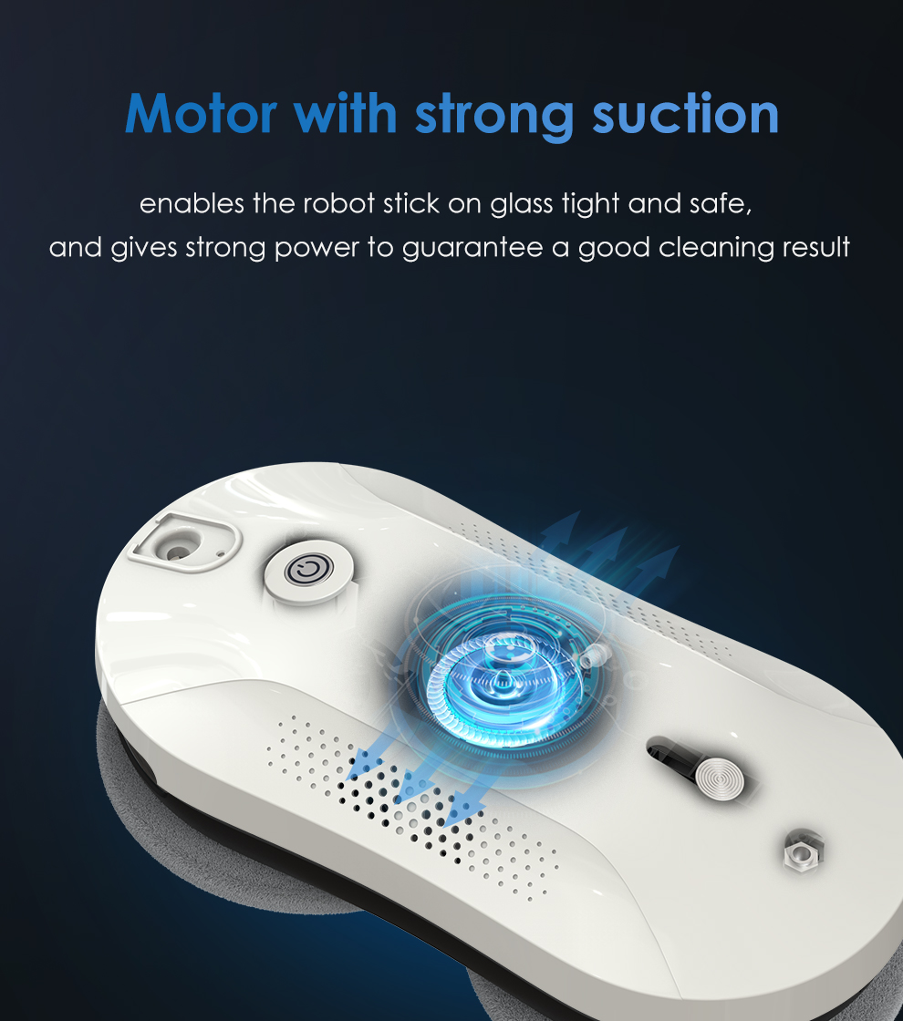 Mamibot | Window Cleaner | W110-P Plus | Corded | 2500 +/-5% Pa | White/Brown