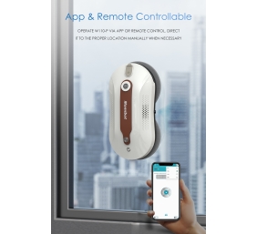 Mamibot | Window Cleaner | W110-P Plus | Corded | 2500 +/-5% Pa | White/Brown