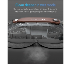 Mamibot | Window Cleaner | W110-P Plus | Corded | 2500 +/-5% Pa | White/Brown