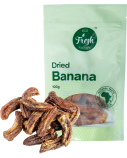 Eco fresh foods Džiovinti bananai 100 g