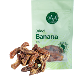 Eco fresh foods Džiovinti bananai 100 g