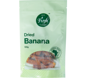 Eco fresh foods Džiovinti bananai 100 g
