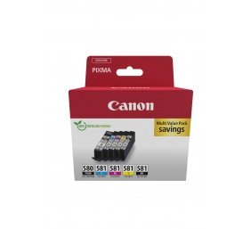 Canon PGI-580/CLI-581 (2078C007) Rašalinių kasečių komplektas, PGBK/BK/C/M/Y