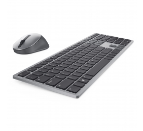 Dell Premier Multi-Device Keyboard and Mouse | KM7321W | Keyboard and Mouse Set | Wireless | Ukrainian | Titanium Gray | 2.4 GHz, Bluetooth 5.0