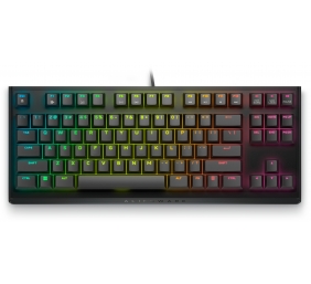 Dell Alienware Tenkeyless AW420K | Gaming Keyboard | Wired | EN | Dark Side of the Moon | CHERRY MX Red