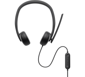 Dell Headset | WH3024 | Built-in microphone | USB-C, USB-A | Black