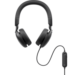 Dell | Pro Wired On-Ear Headset | WH5024 | Built-in microphone | USB Type-A | Black | ANC