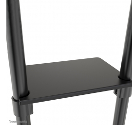 Neomounts Floor stand | NS-M1250BLACK TV trolley | Rotate, Tilt | 37-70 " | Maximum weight (capacity) 70 kg | Black