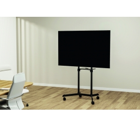 Neomounts Floor stand | NS-M1250BLACK TV trolley | Rotate, Tilt | 37-70 " | Maximum weight (capacity) 70 kg | Black