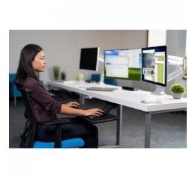 Kensington K55471EU SmartFit One-Touch Dual Monitor Arm Monitoriaus laikiklis, Silver