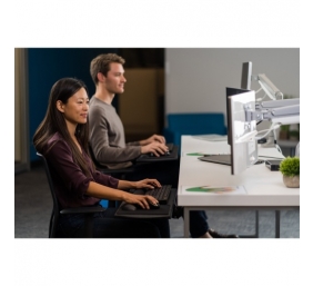 Kensington K55471EU SmartFit One-Touch Dual Monitor Arm Monitoriaus laikiklis, Silver