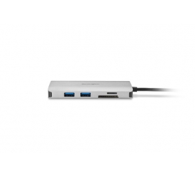 Kensington UH1400P Mobilusis šakotuvas/jungčių stotelė, 8-in-1 USB-C, Pilka