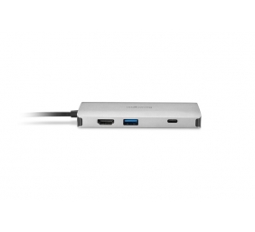 Kensington UH1400P Mobilusis šakotuvas/jungčių stotelė, 8-in-1 USB-C, Pilka