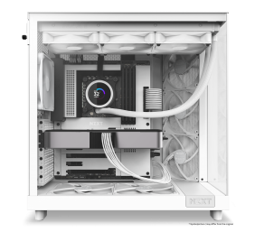 NZXT PC case H6 Flow white
