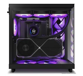 NZXT PC case H6 Flow RGB black