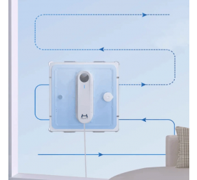 HUTT | Windows Cleaning Robot | W9 | Corded | 3800 Pa | White