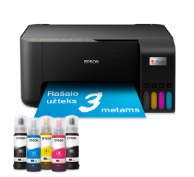 Epson EcoTank L3270 Spausdintuvas rašalinis spalvotas MFP A4 33 ppm USB Wi-Fi