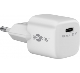 Goobay | USB-C PD GaN Fast Charger Nano (20 W), White
