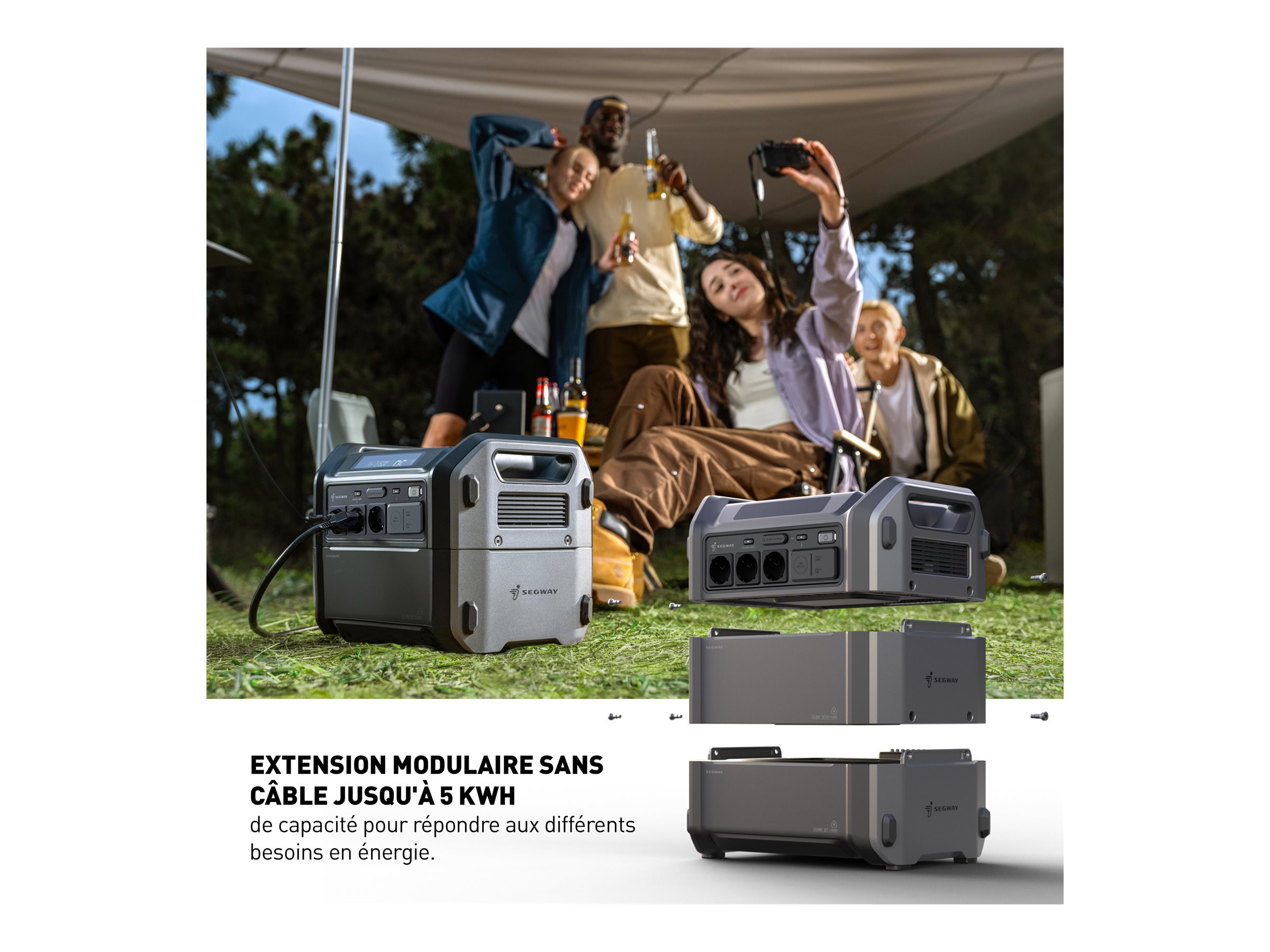 Segway Portable Power Station Cube 1000 | Segway | Portable Power Station | Cube 1000