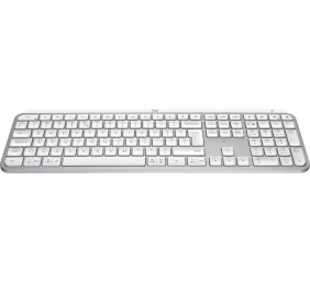 Logitech MX Keys S Belaidė klaviatūra, RF Wireless+Bluetooth, Illuminated, US Int, Pale Grey