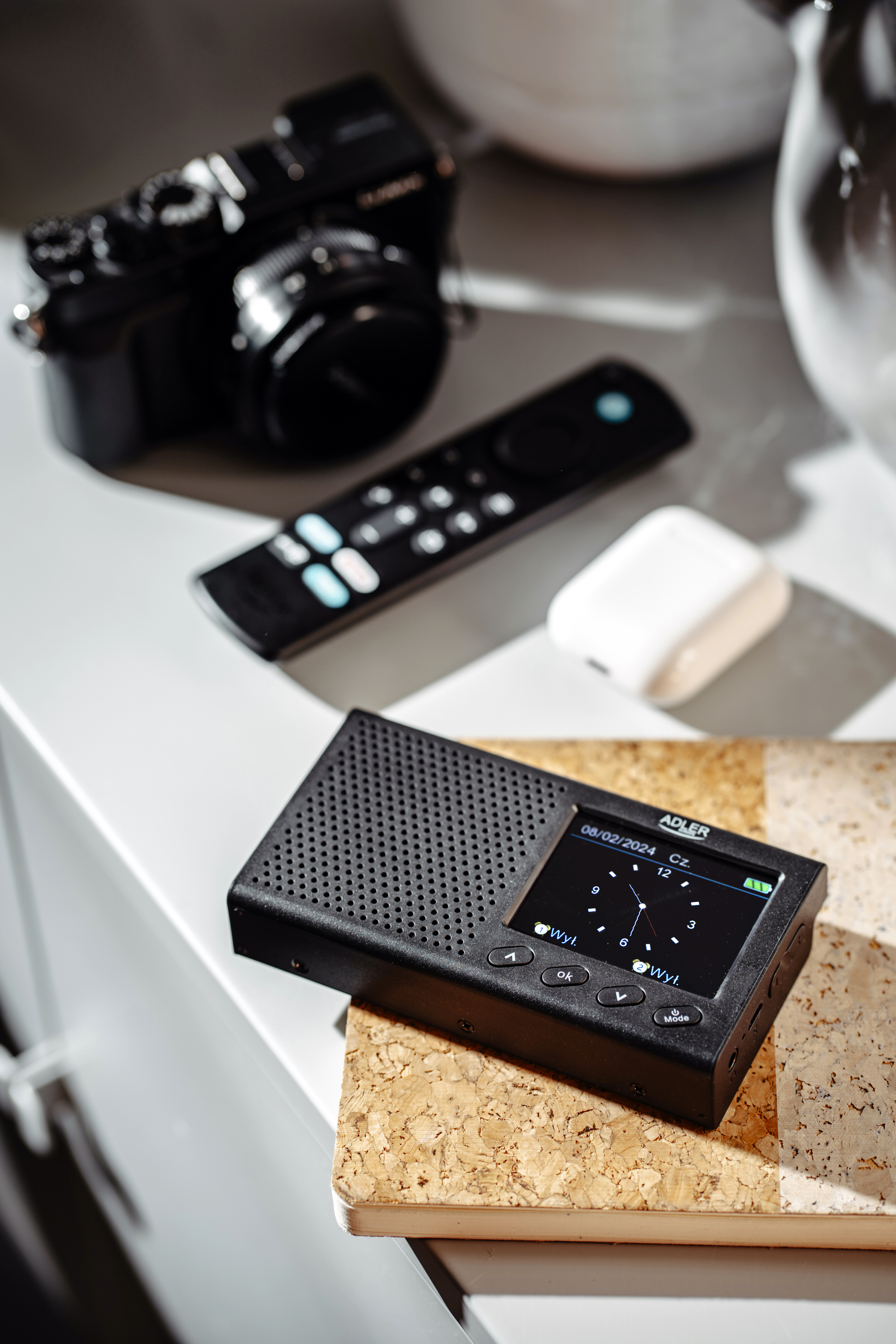 Adler | FM Travel Radio | AD 1198 | Alarm function | Black