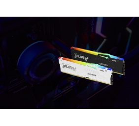 Kingston KF560C30BWEA-16 16GB 6000MT/s DDR5 CL30 DIMM FURY Beast White RGB EXPO | Kingston