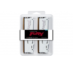 Kingston KF560C30BWEAK2-32 32GB 6000MT/s DDR5 CL30 DIMM (Kit of 2) FURY Beast White RGB EXPO | Kingston
