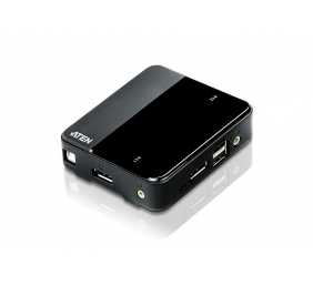Aten 2-Port USB DisplayPort/Audio KVM Switch (4K UHD Supported) | Aten | 2-Port USB DisplayPort/Audio KVM Switch (4K Supported and Cables included)